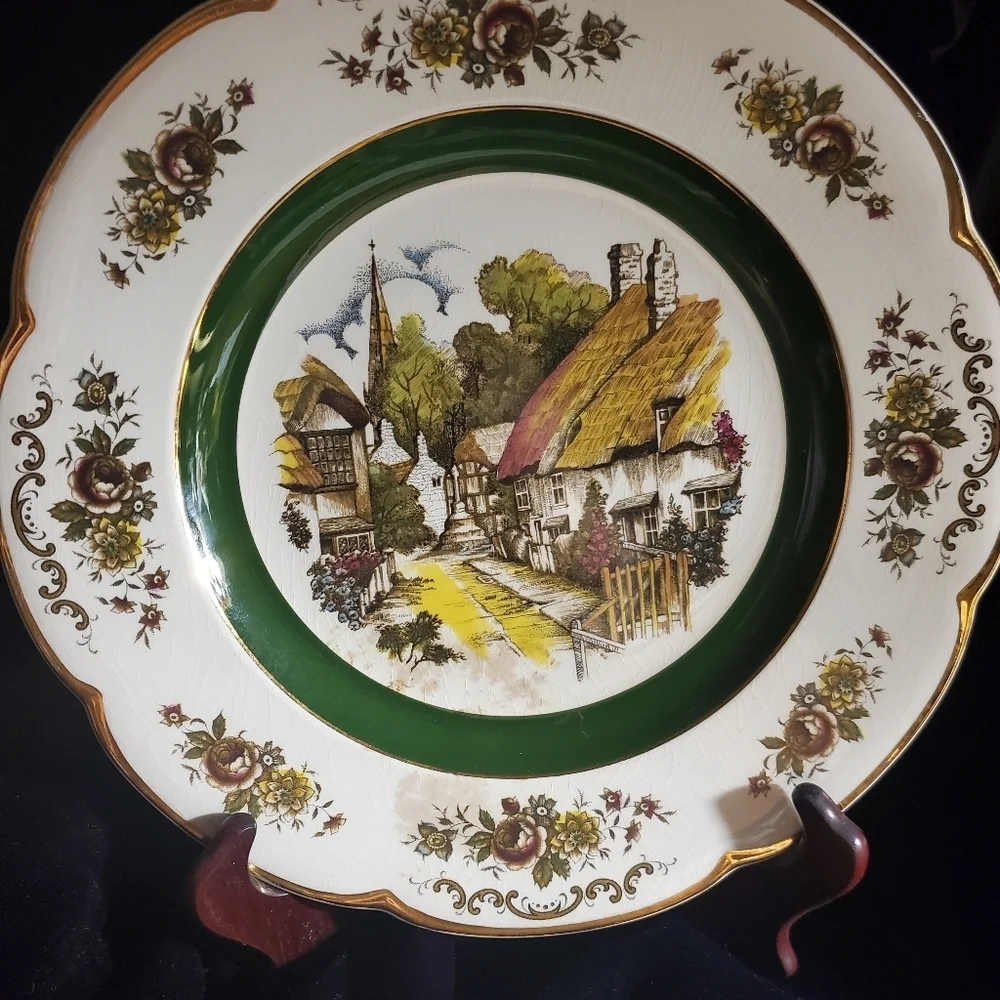 Ascot Service Plate by Wood and Sons England Alpine White Ironstone Large - Picture 10 of 16
